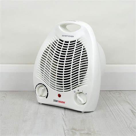 Radiateur soufflant vertical StayWarm 2000 W - Blanc
