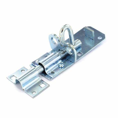Verrous coulissants 6" robustes, type Brenton 2A, zingués 150mm