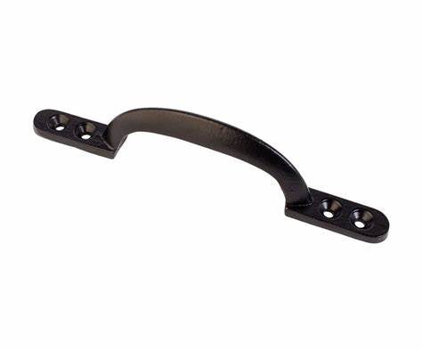 Poignées de lit chauffantes, noir jauni 155 mm (6") - Sachet en plastique