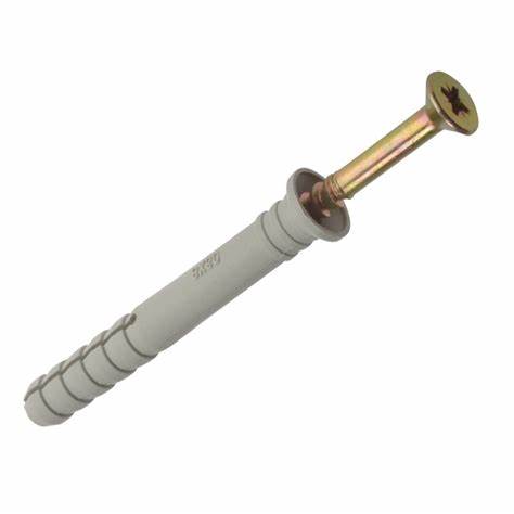 Hammer Fixings, Nylon Plugs M6 X 40