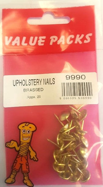 Enhance Your Upholstery: 9990 NUB Brassed Upholstery Nails