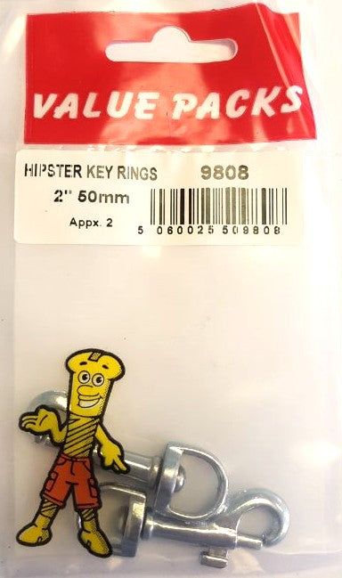 Porte-clés HK branchés et tendance : Lot de 2