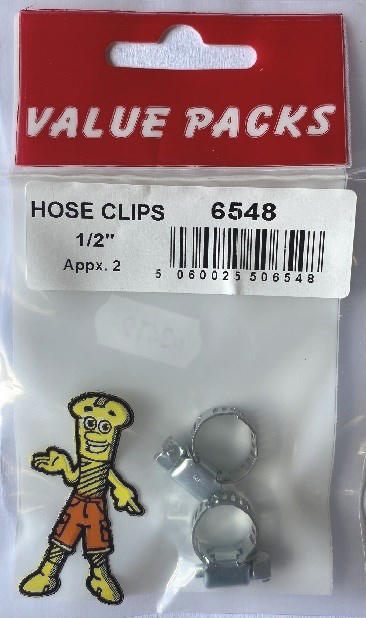 Colliers de serrage de haute qualité 1/2'' - Lot de 2 | Accessoires de plomberie essentiels