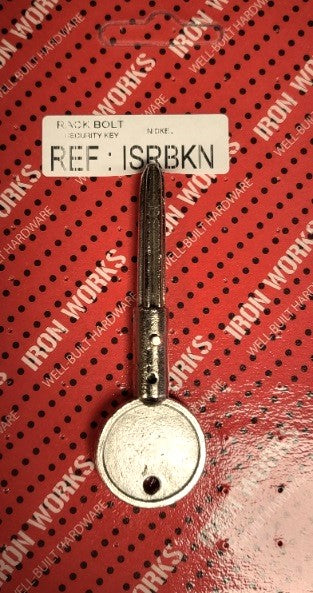 ISRBKN - Clé uniquement pour verrou de rack de sécurité :