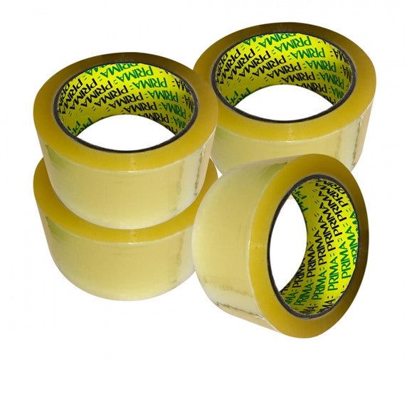 ROULEAUX DE RUBAN D'EMBALLAGE TRANSPARENT PRIMA 48MM X 40M