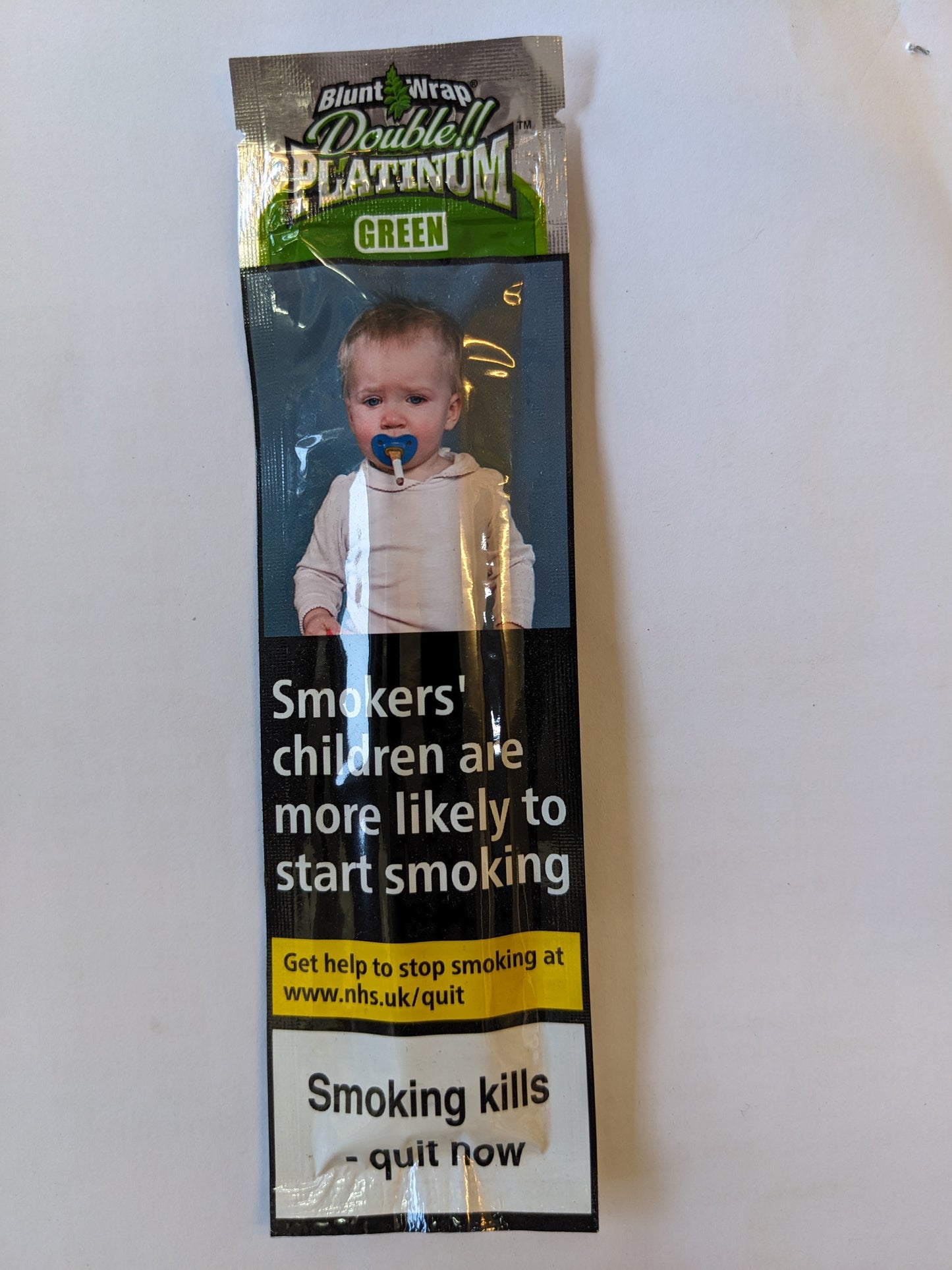 Blunt wrap Double Platinum Vert