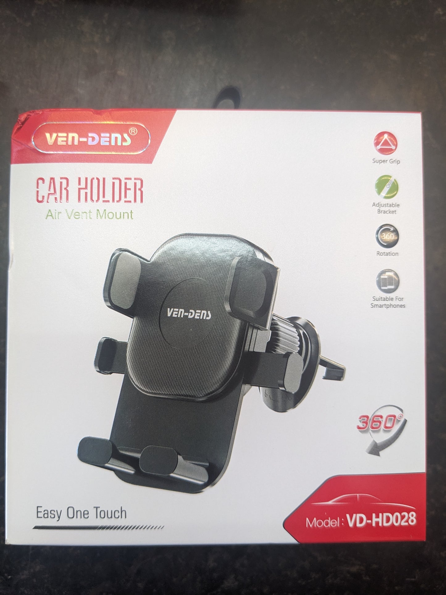 Support de téléphone pour grille d'aération de voiture