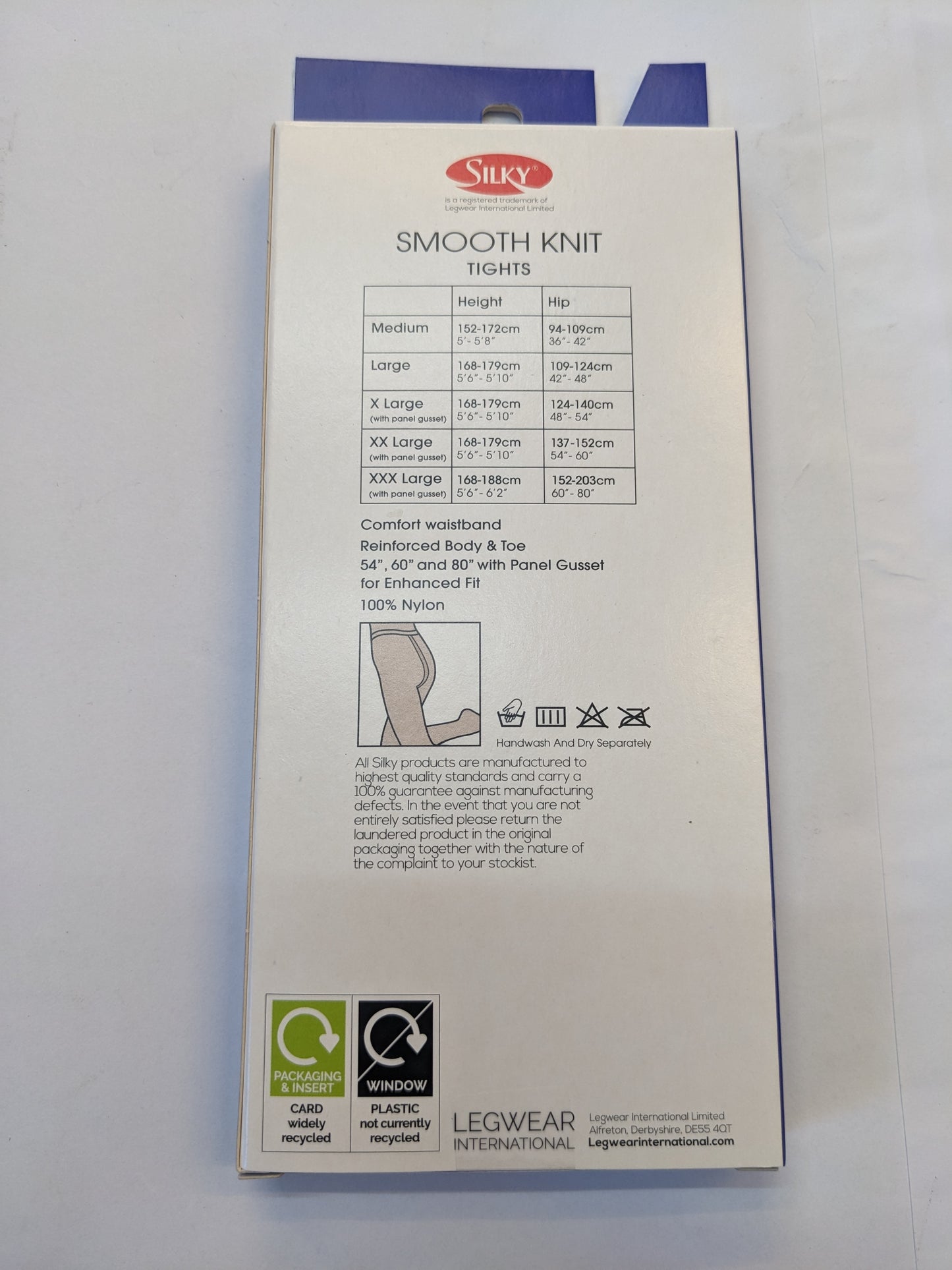 Collant tricoté doux et soyeux, naturel, grande taille