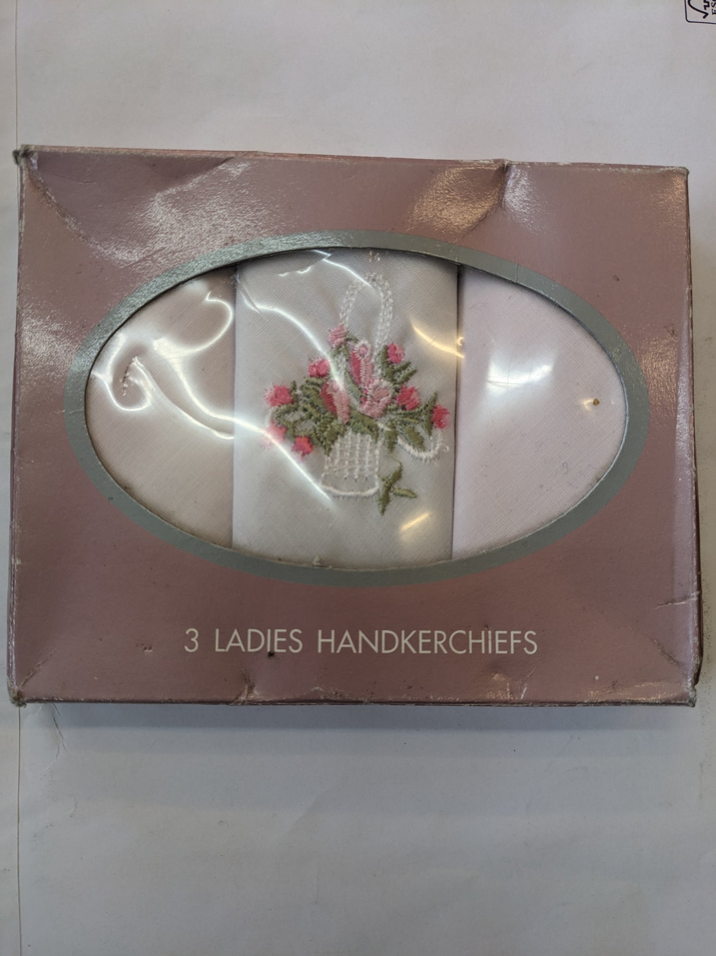 Rjm Ladies 3pk Boxed Hankies