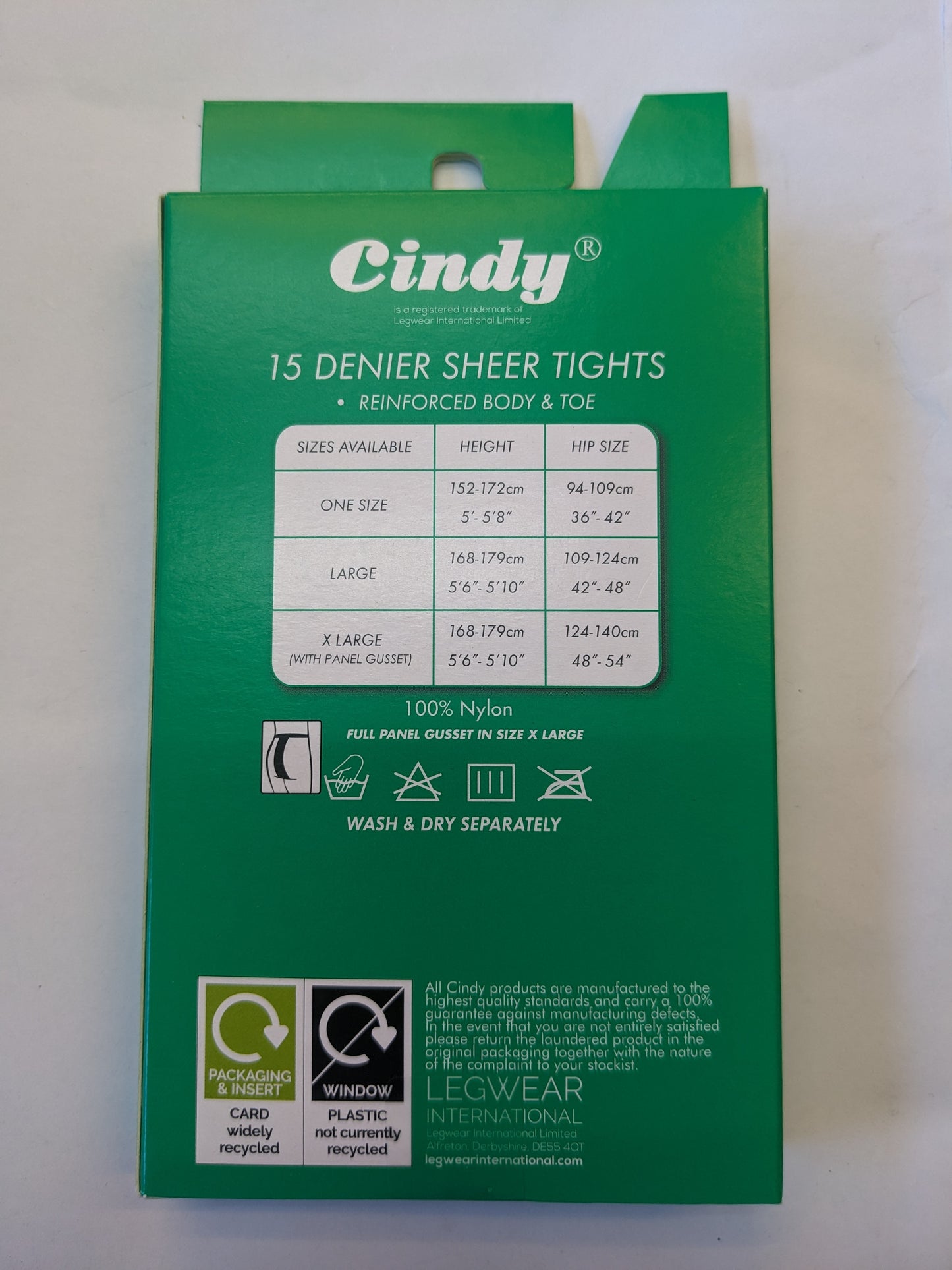 Cindy Collant voile 15 deniers noir grande taille