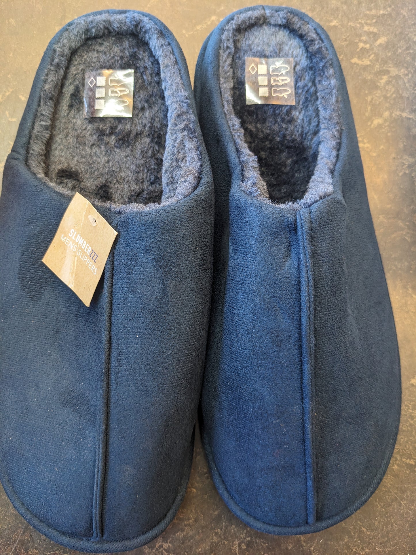 Pantoufles homme Bleu marine taille 43/44