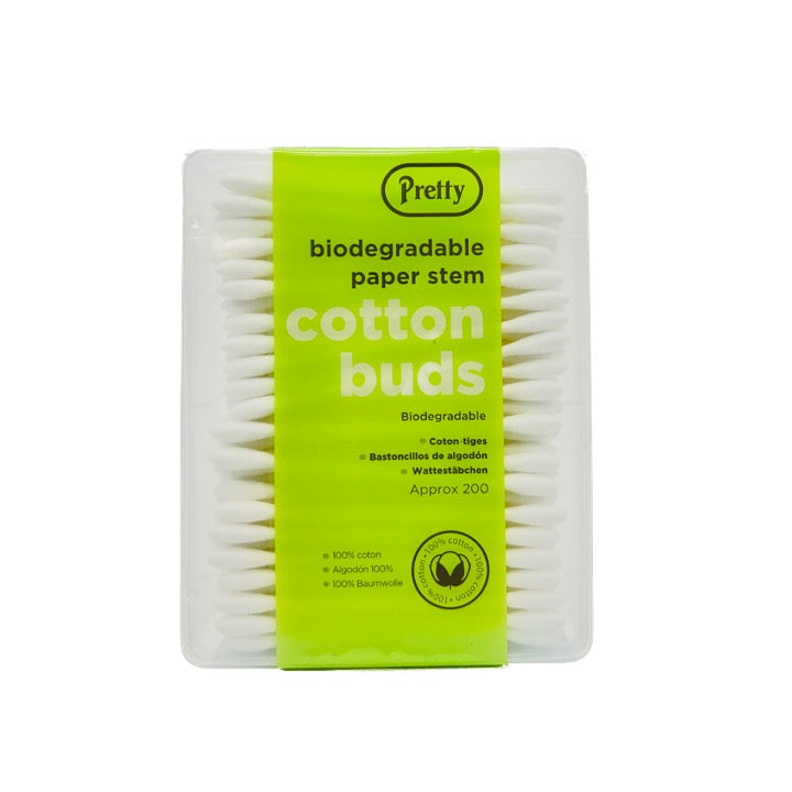 Cotons-tiges avec bâtonnets en papier (200 pièces)