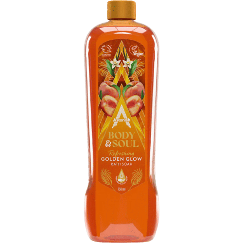ASTONISH BODY & SOUL BAIN MOUSSANT RAFRAÎCHISSANT ÉCLAT DORÉ 750ml
