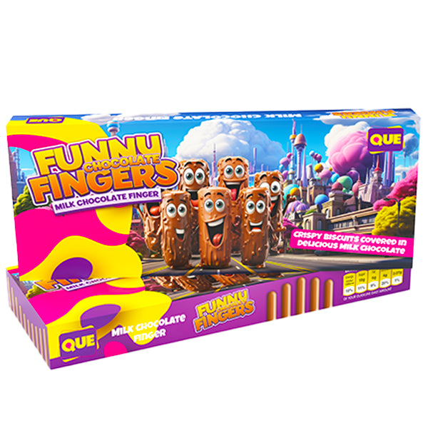 Que Funny Milk Chocolate Fingers