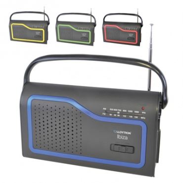 Lloytron 2 Band 'Ibiza' AC/DC Portable Radio - Black