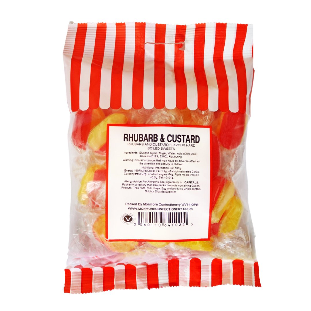 Rhubarb & Custard Sweets 140g