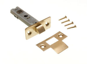Loquet à mortaiser tubulaire, laiton extrudé 75 mm