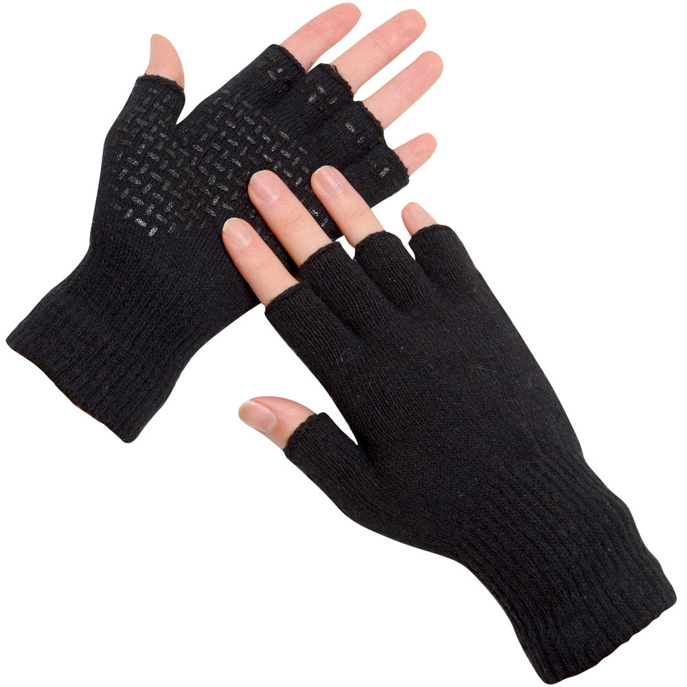 Fingerless Magic Gloves with Grip for Adults One Size