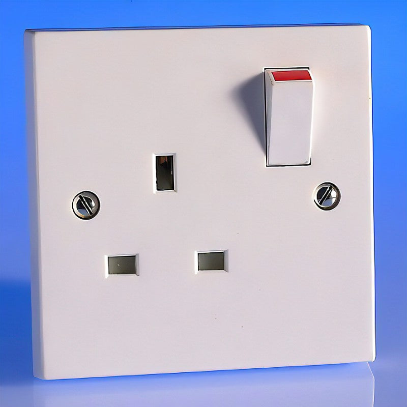 Prises murales, 1 module avec interrupteur