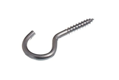 Screw Hooks, BZP Steel 55mm