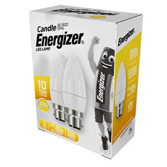 ENERGIZER LED BOUGIE CULOT À BAÏONNETTE BC/B22 4,9/40W