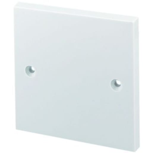 Plaques obturatrices simples en Blanc Élégant.