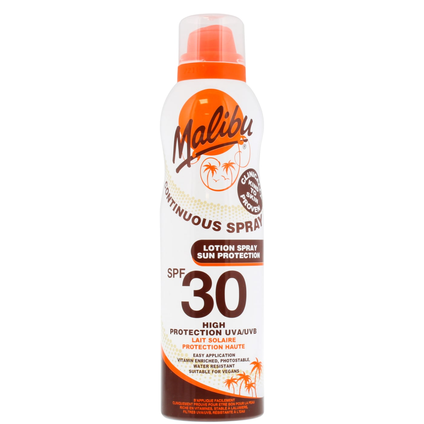 MALIBU 175ML SPF 30 PULVÉRISATION CONTINUE LTN
