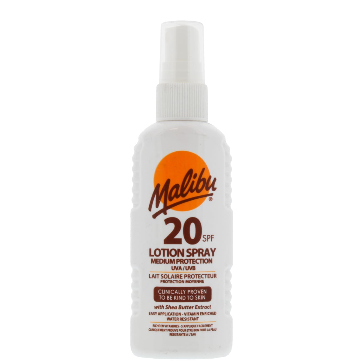 MALIBU 100ML SPF 20 LOTION EN SPRAY