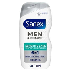 Sanex Men Sensitive Care Shower Gel 400ml