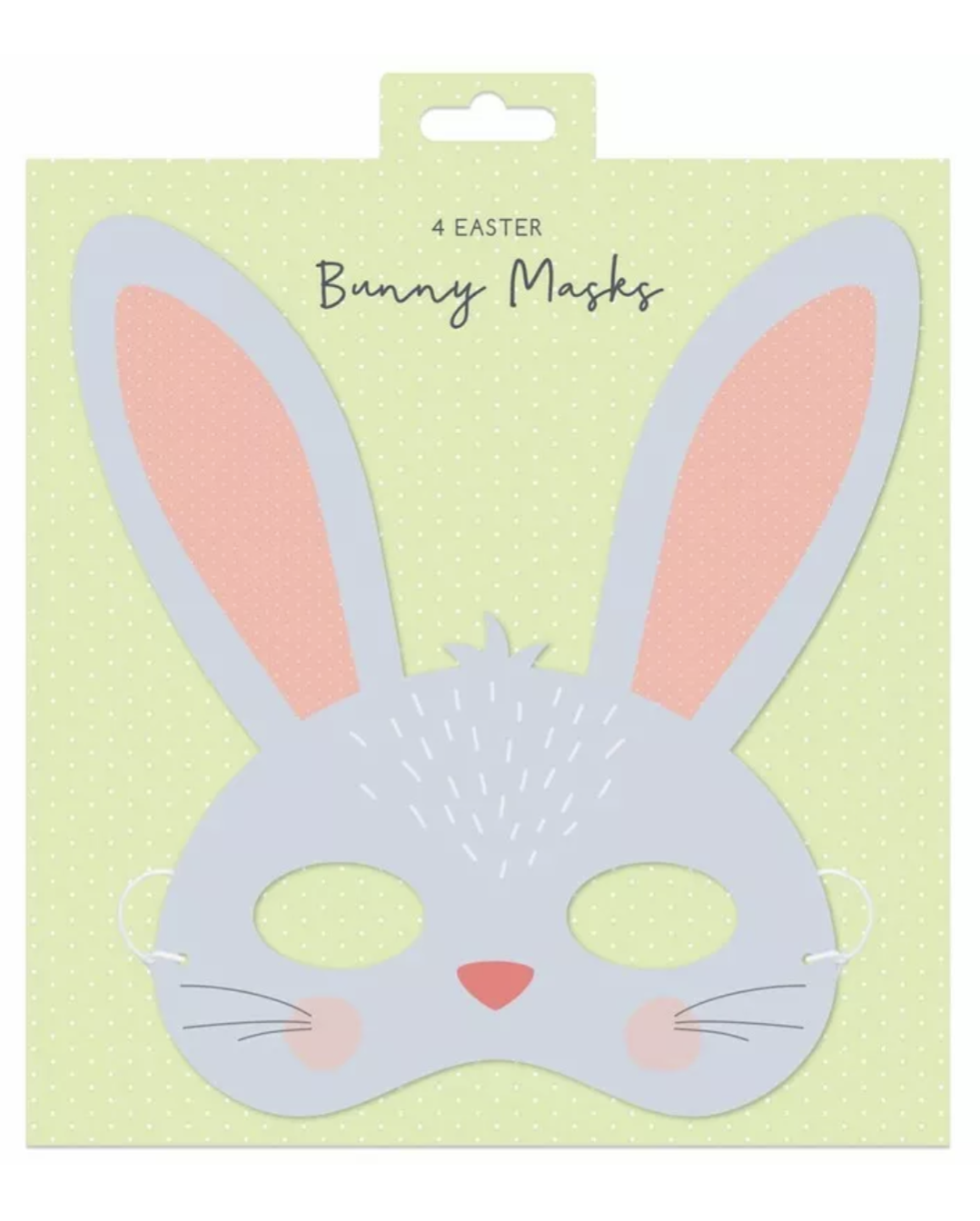 4 Masques de lapin de Pâques