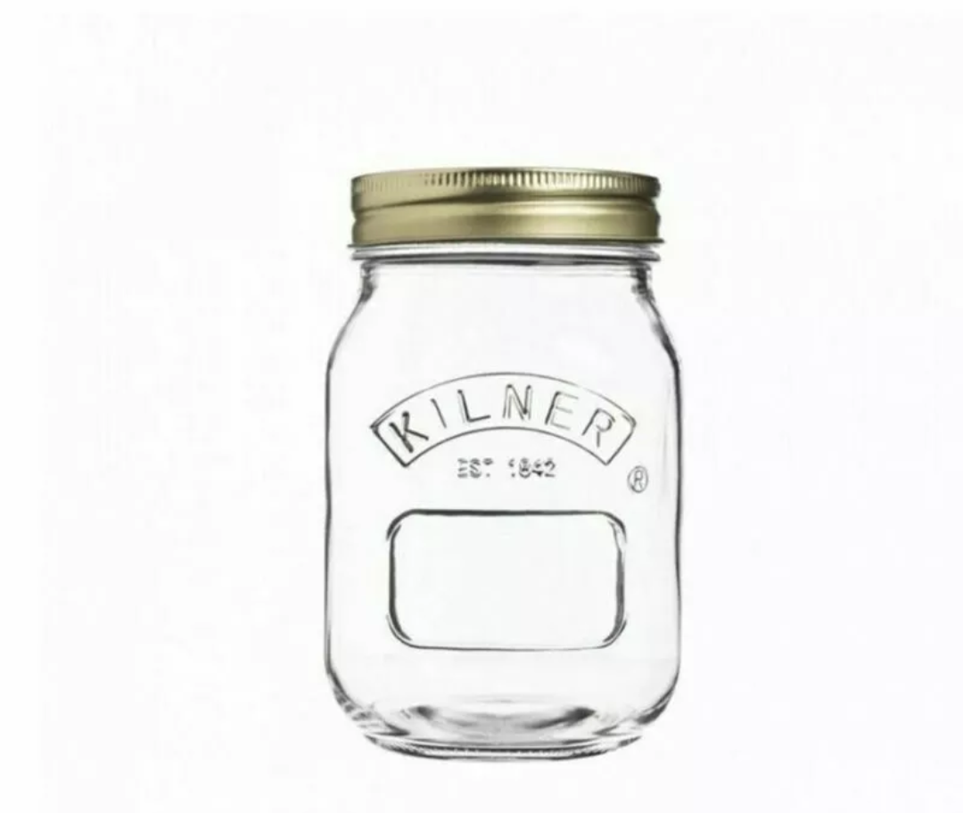 KILNER PRESERVE JAR 0.5LTR SCREW LID