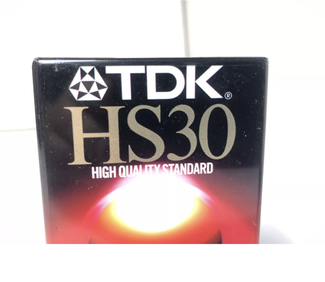 TDK HS30 VHS C Camcorder Cassette Tapes New/Sealed