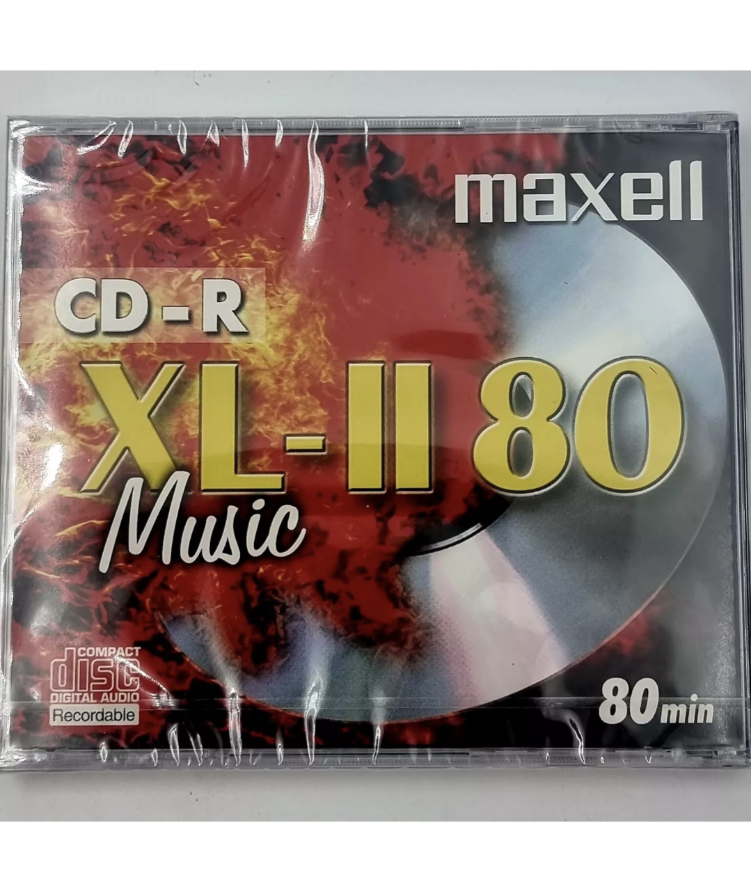 MAXELL CD-R80 XL-II 80 minutes MUSIQUE AUDIO VIERGE DISQUE ENREGISTRABLE CD-R NEUF ET EMBALLÉ