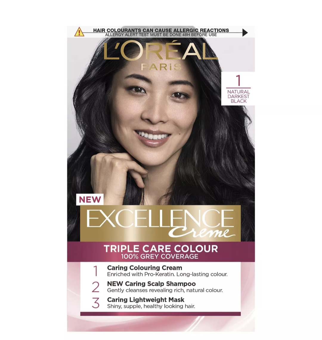 L'Oréal Triple Soin Couleur 1 Noir le plus foncé naturel