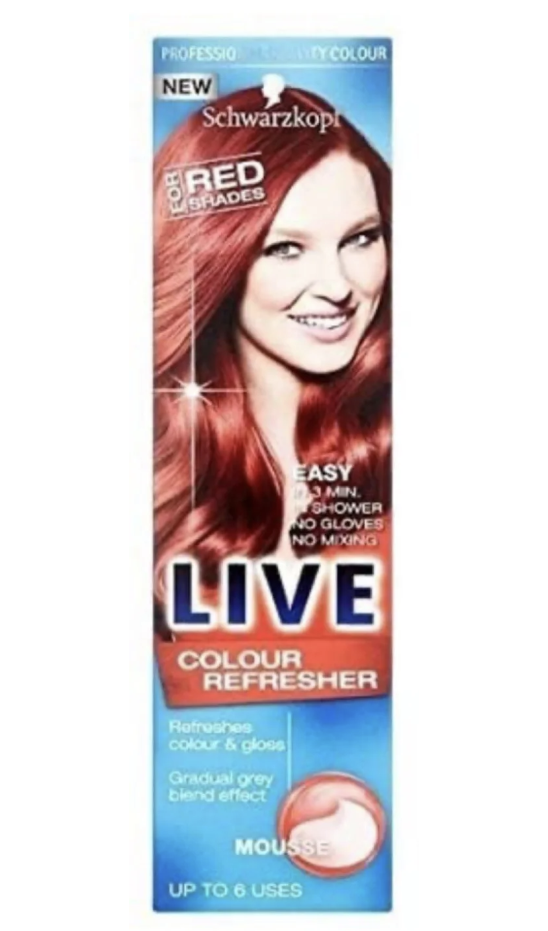Schwarzkopf Live Colour Refresher Mousse For Red Shades