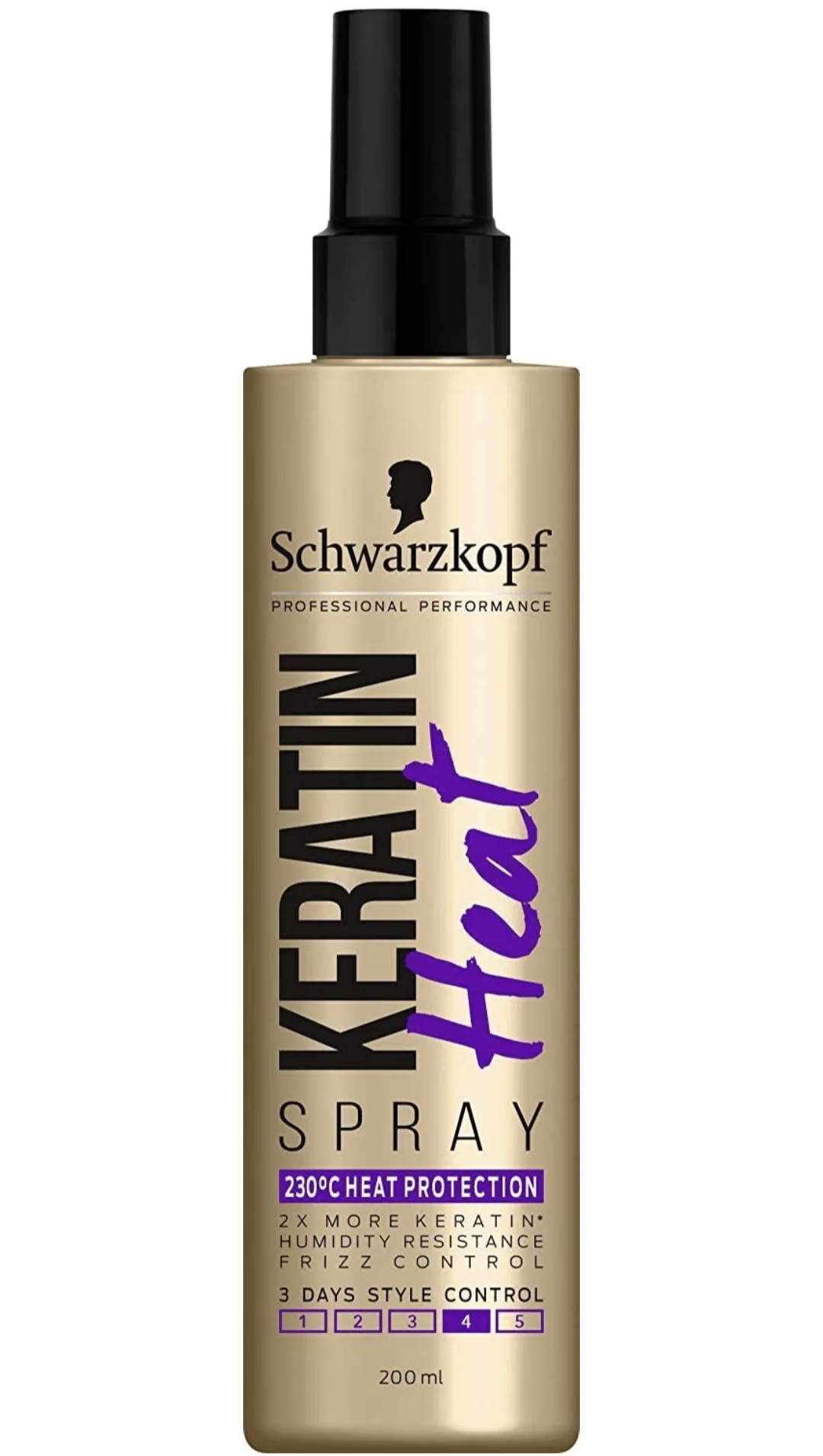 Schwarzkopf Styling Keratin Heat Protection Hair Spray, 200 ml