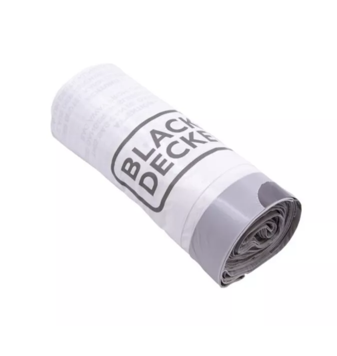 Black & Decker Drawstring Bin Liners Bags 30 Ltr 20 Pack