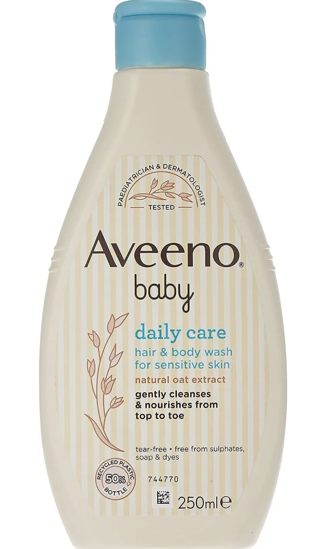 AVEENO BÉBÉ 250ML SHAMPOOING ET BAIN MOUSSANT