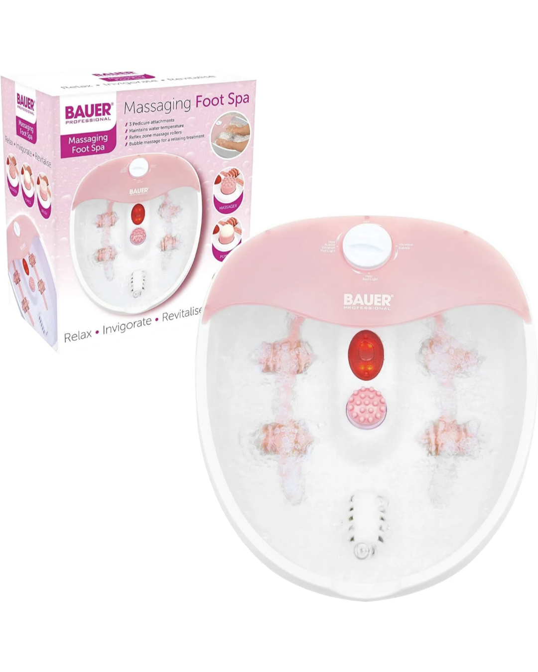 Bauer Professional 39209 Spa et Masseur pour pieds | Température contrôlée |