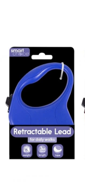 DOG LEAD 3M Retractabke for weight upto 15KG SMART CHOICE