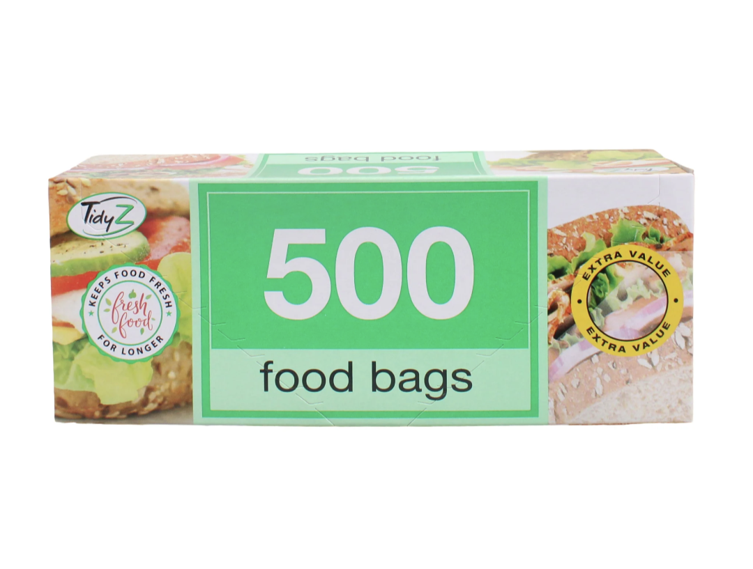 TIDYZ FOOD & FREEZER BAGS 500'S