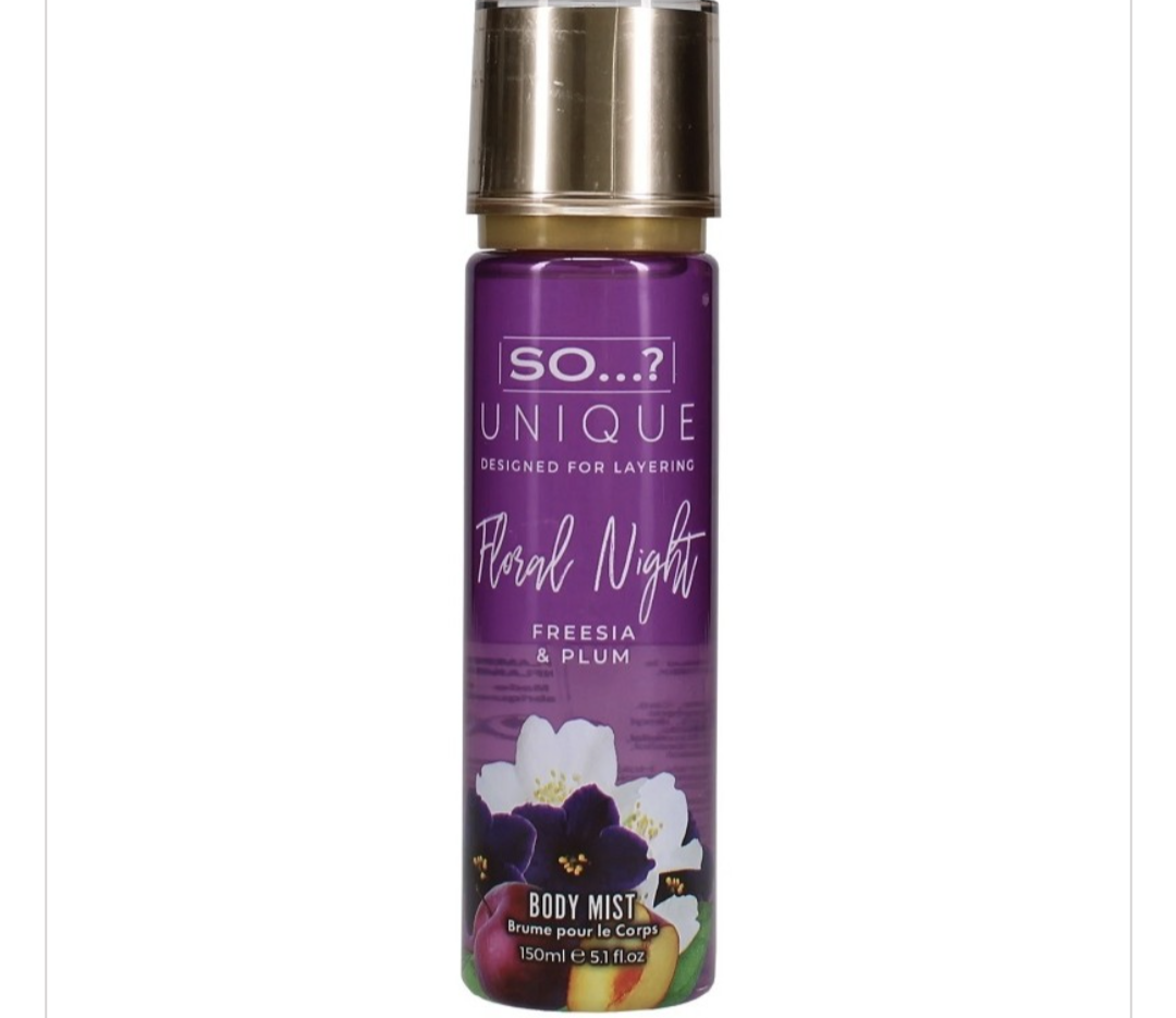 SO...? UNIQUE 150ML B/MIST FLORAL NIGHT