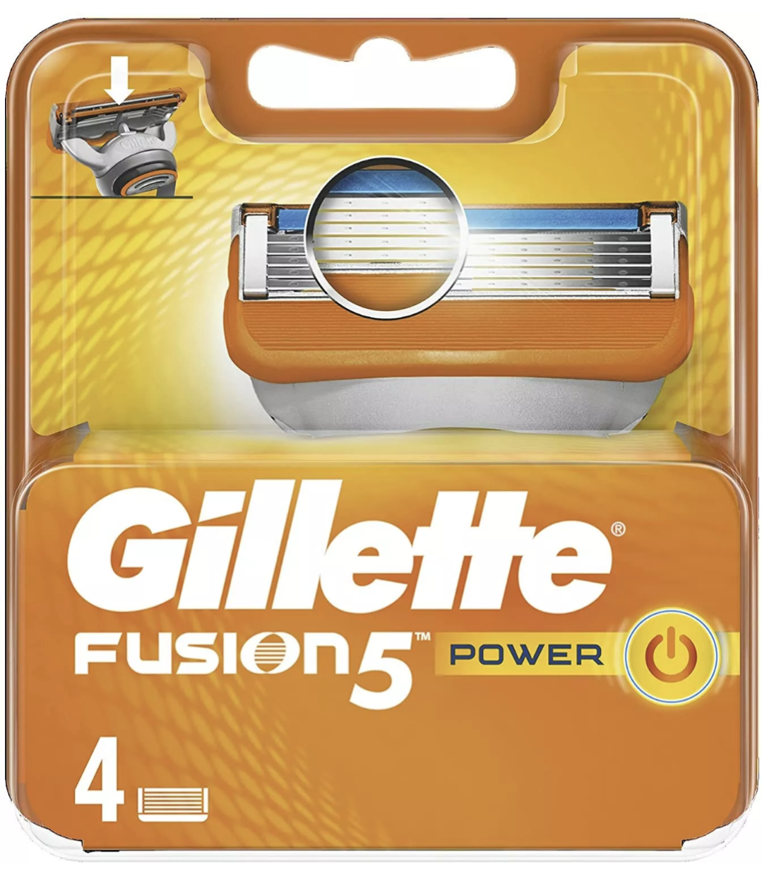 GIL.LAMES DE RASOIR FUSION POWER 4