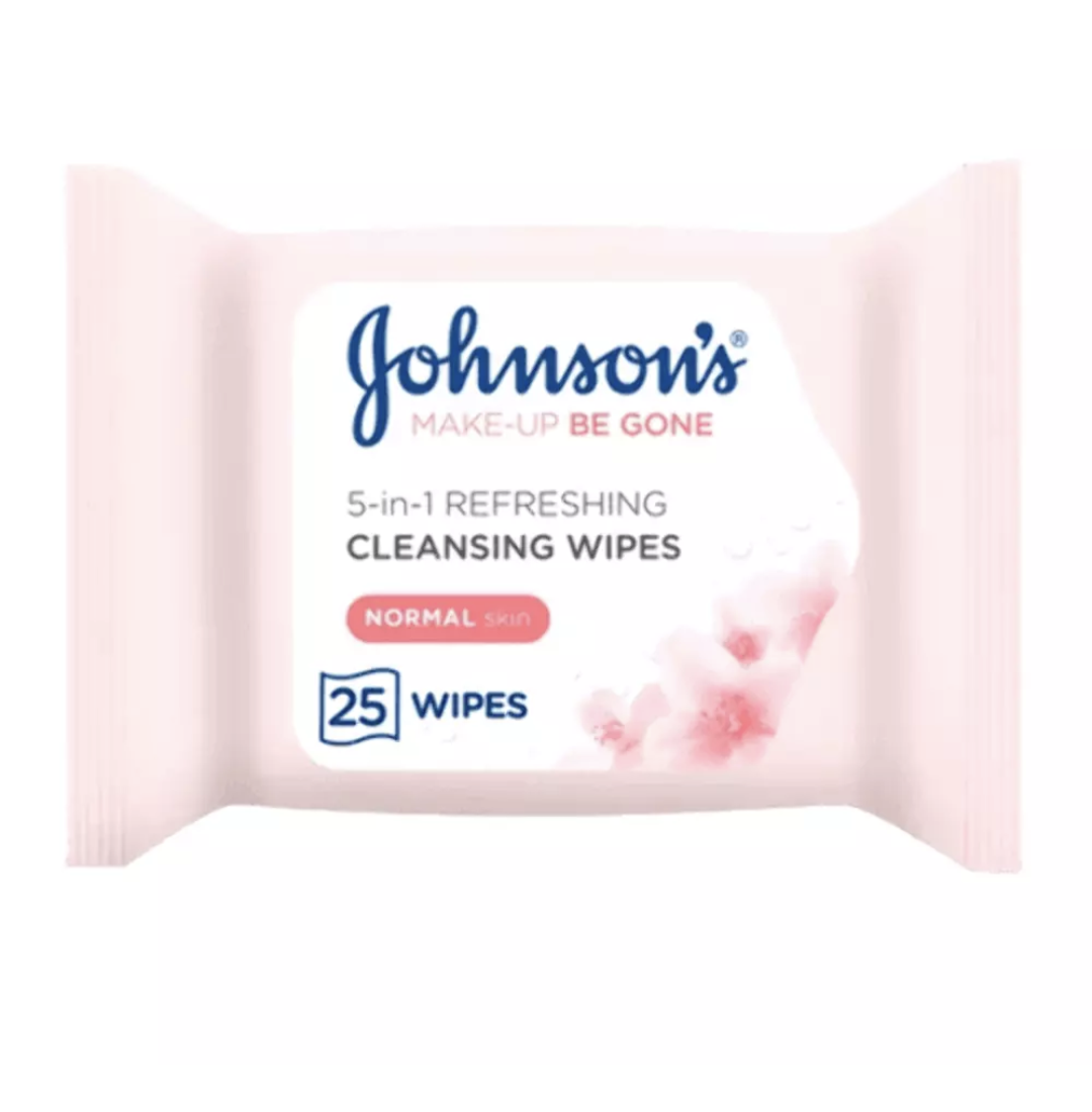 LINGETTES DÉMAQUILLANTES RAFRAÎCHISSANTES 25 LINGETTES JOHNSONS