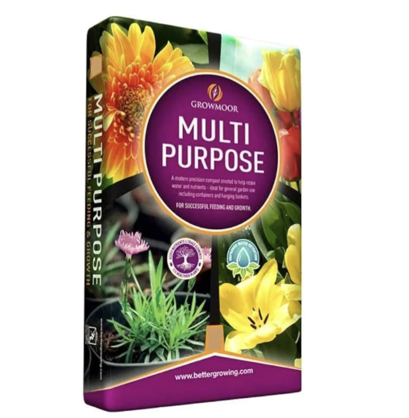 GROWMOOR Multi Purpose Compost (10 Litre Bag)