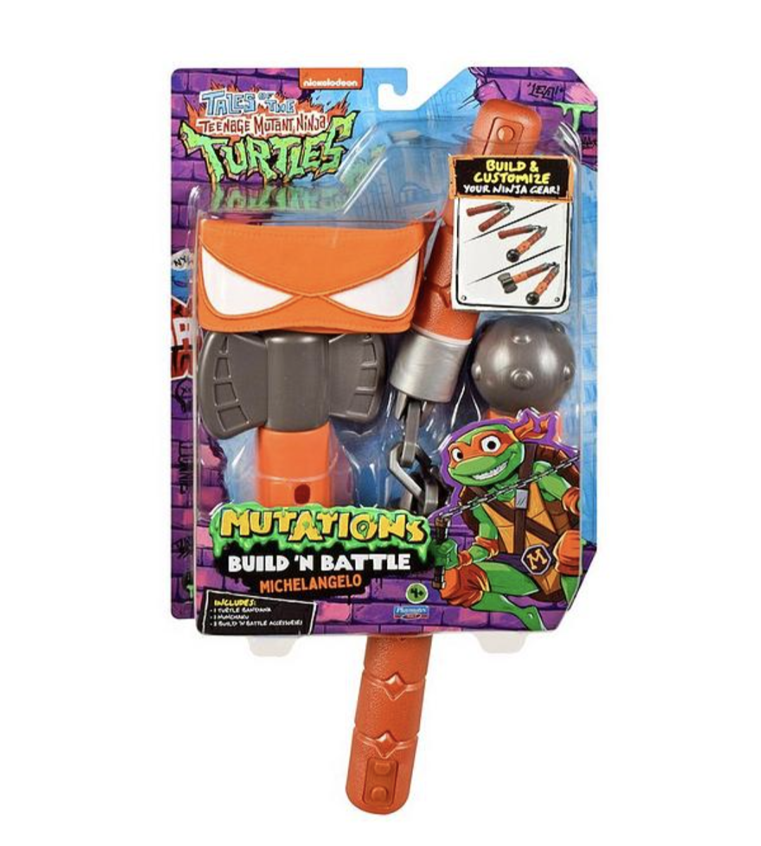 Tales Of The Teenage Mutant Ninja Turtles Mutations Build N Battle Michelangelo