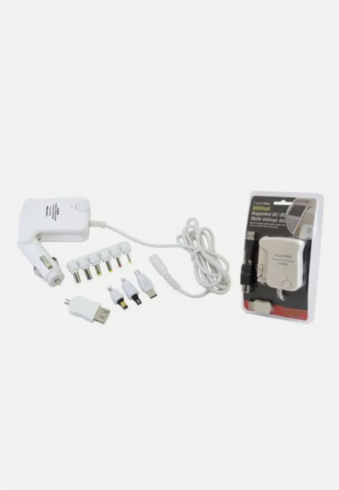 Adaptateur d'alimentation pour voiture USB Lloytron A1503 3000ma CC/CC Multitension régulée au Royaume-Uni