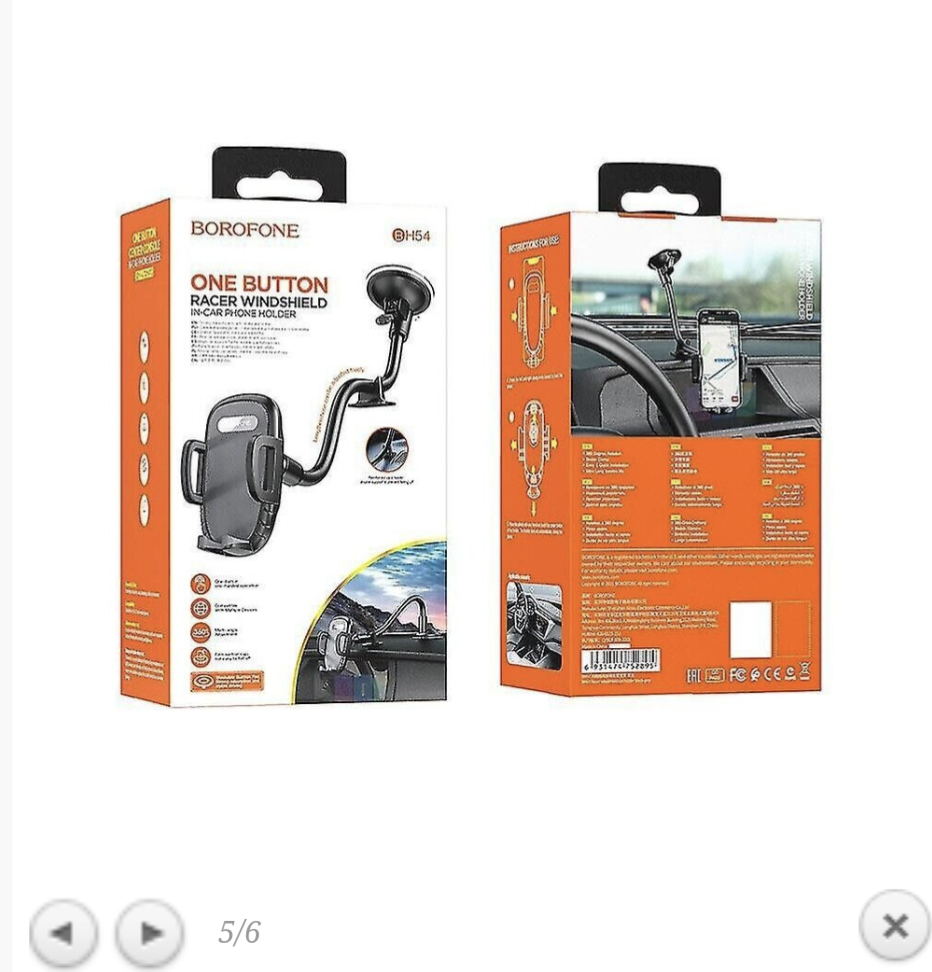 Phone Holder For Car 360° Rotatable iPhone Mobile Phone Suction Universal Mount