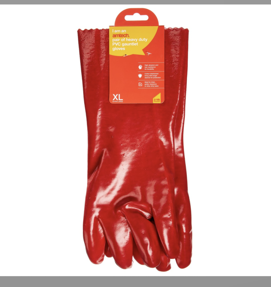 Gants de protection en PVC taille XL (10)