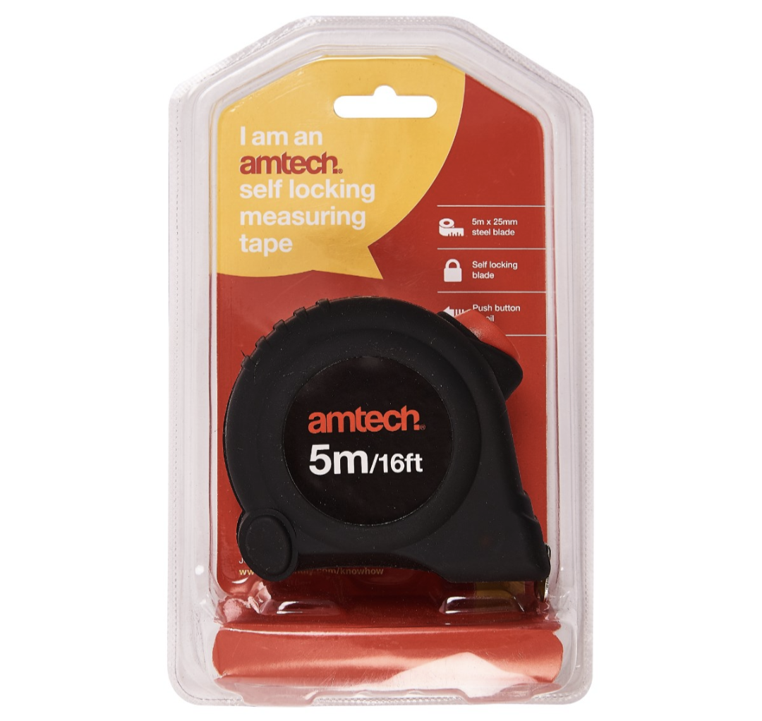 5m x 25mm Self-locking measuring tape